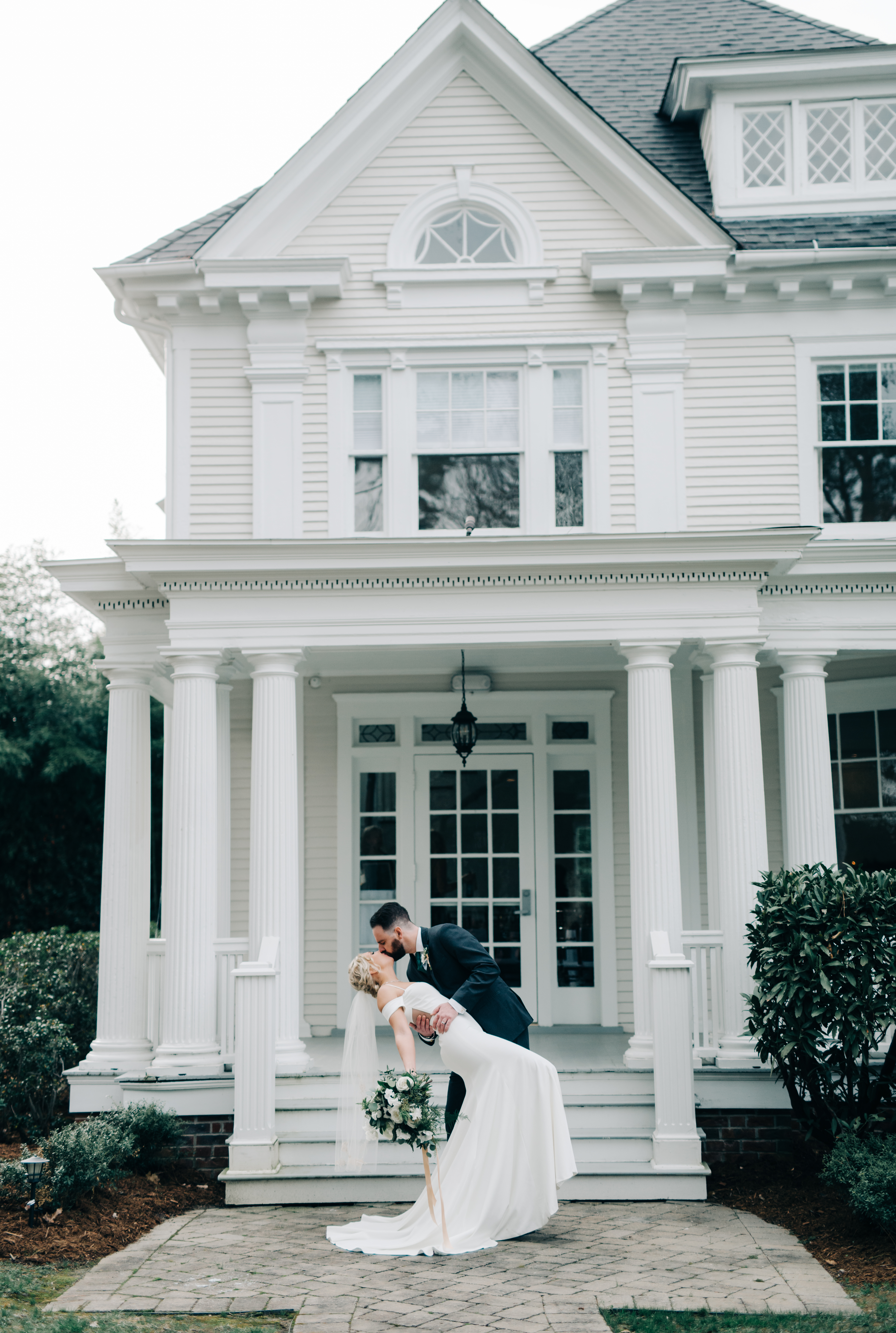 Historic home wedding venue McAlister-Leftwich House | Greensboro, NC