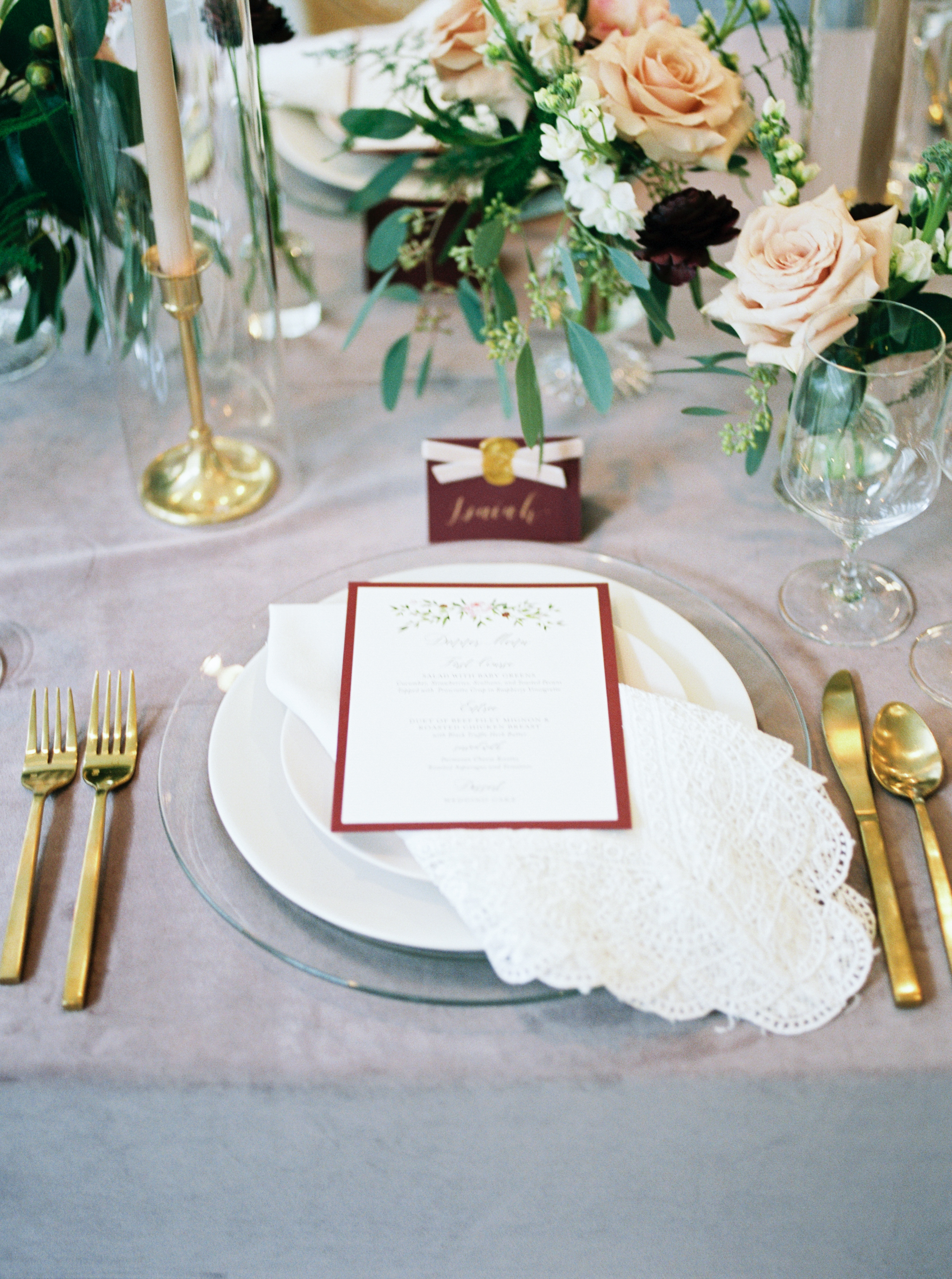 How To Make Your Wedding Guests Feel Loved | At Greensboro, NC Venue, McAlister-Leftwich House | Design by Rebecca Rose Events | Calligraphy by Happy Tines | Photo by Hillary Muelleck